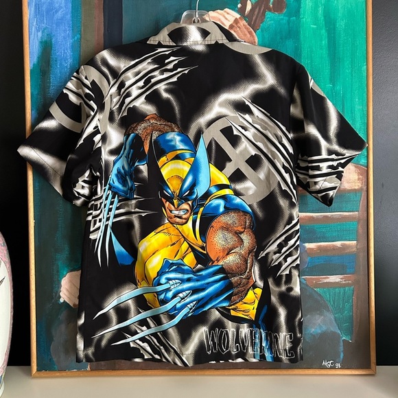 Marvel Wolverine Graphic Kids Shirt - Black and Yellow M 12 - Picture 12 of 16